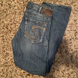 Men’s silver jeans Zac. Like new only worn a few times.  33x34